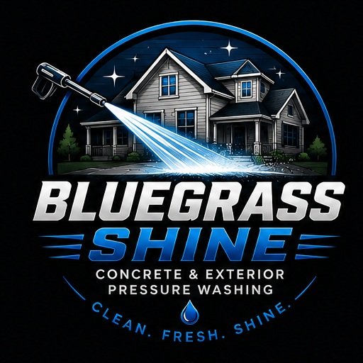 Bluegrass Shine pressure washing logo